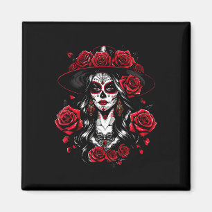 Aimant La Catrina Women Dia De Los Muertos Latino Cinco D