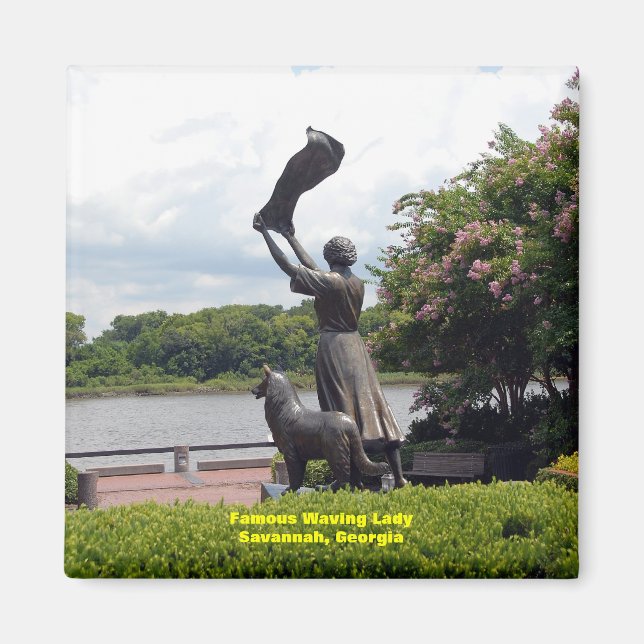 Aimant La célèbre dame de Savannah (Devant)