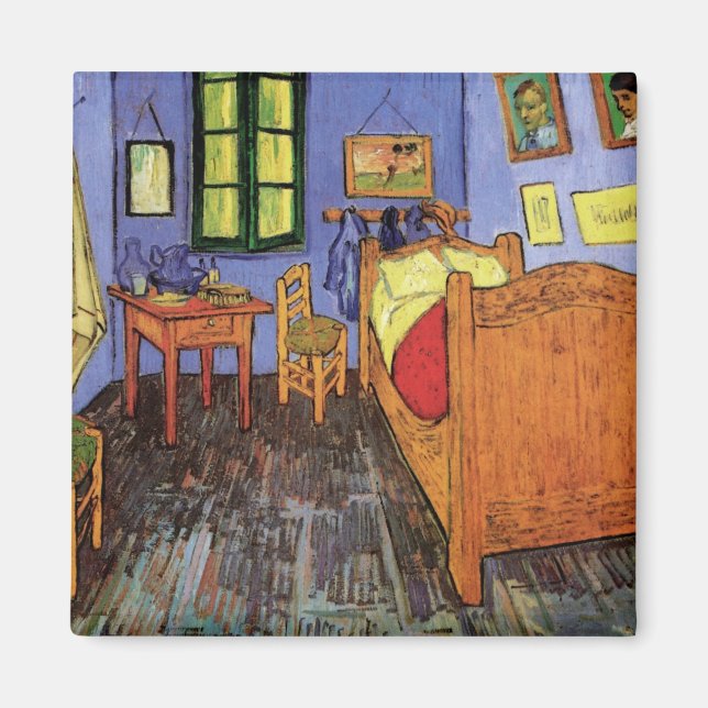 Aimant La chambre de Vincent à Arles par Vincent van Gogh (Devant)