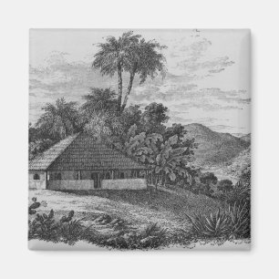 Aimant La Chambre d'un planteur au Brésil