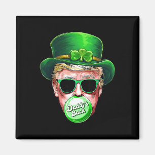 Aimant La chance Shamrock de la Saint-Patrick de Papa Ck