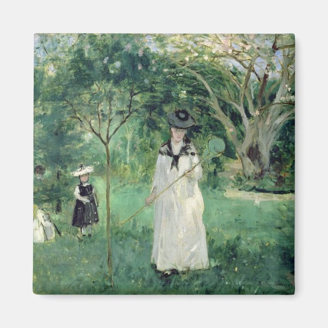 Aimant La chasse aux papillons, 1874 (Devant)