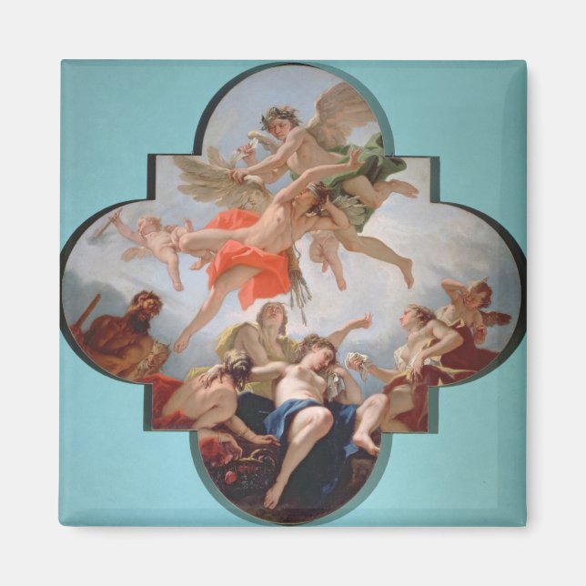 Aimant La Châtiment de Cupidon (huile sur toile) (Devant)