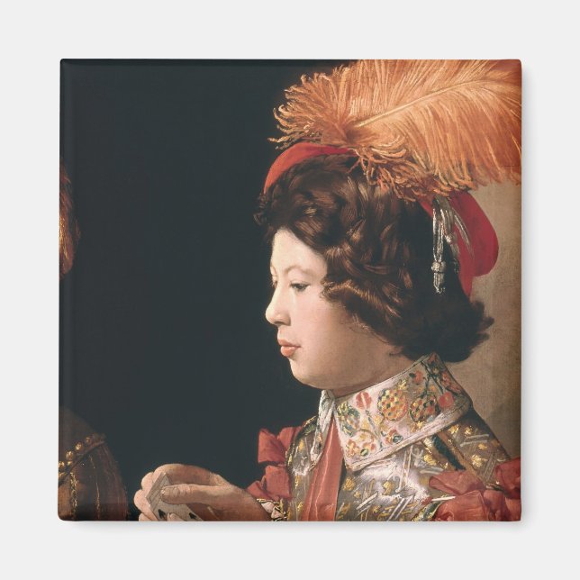 Aimant La Cheat avec l'As des Diamants (Devant)