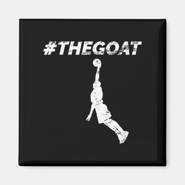 Aimant La Chèvre La Plus Grande De Tous Les Temps Basketb (Devant)