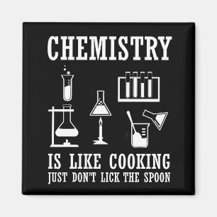 Aimant la chimie est comme la cuisine drôle chémotiste ci