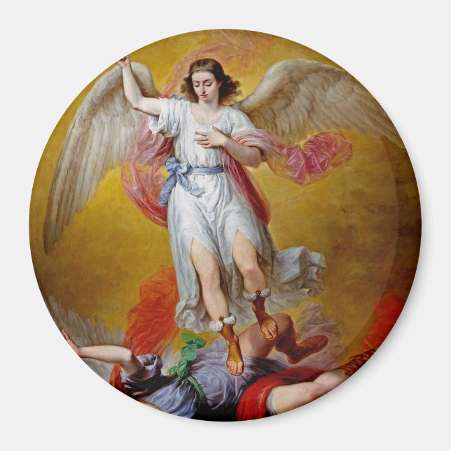 Aimant La chute de Lucifer par Antonio Maria Esquivel (Devant)