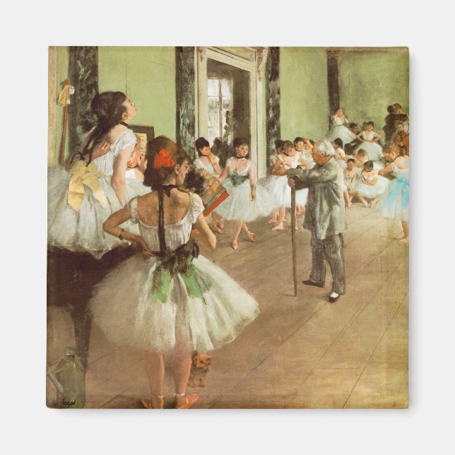 Aimant La Classe de Danse par Edgar Degas (Devant)