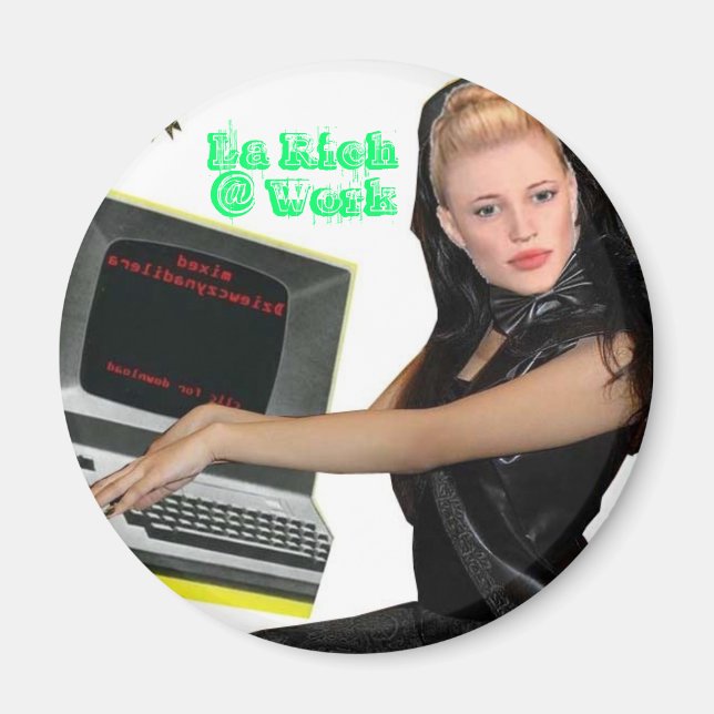 Aimant La clavier, La Rich @ Work (Devant)