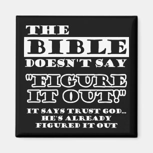 Aimant La Confiance chrétienne Dieu L'A Compris