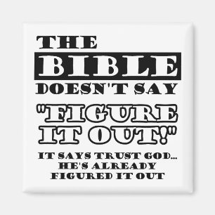 Aimant La Confiance chrétienne Dieu L'A Compris