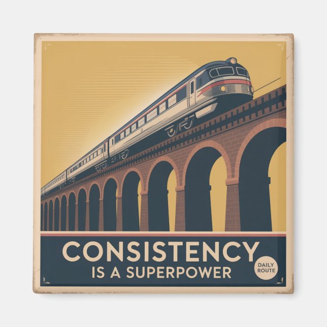 Aimant La constance est une superpuissance (Devant)