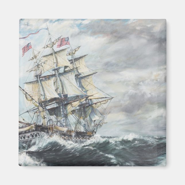 Aimant La Constitution américaine se dirige vers la Guerr (Devant)