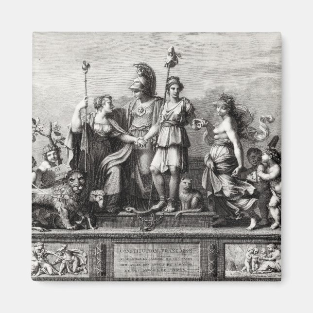 Aimant La Constitution française (Devant)