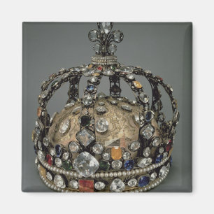 Aimant La couronne de Louis XV, 1722 (argent doré, replac