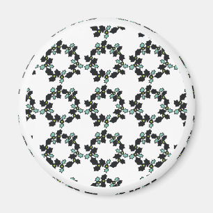 Aimant La couronne de Noël -