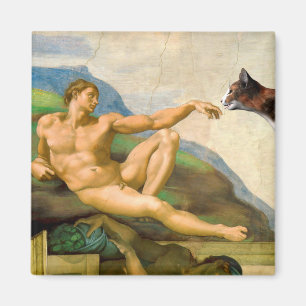 Aimant La Création D'Adam Parody