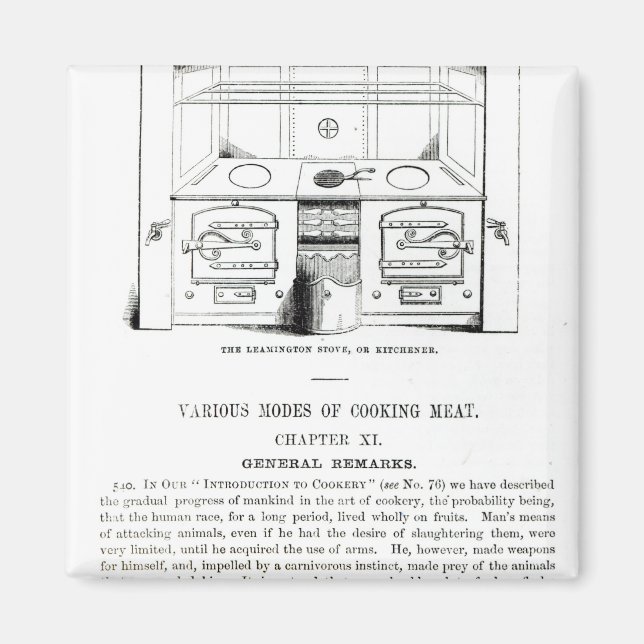 Aimant La cuisinière Leamington ou Kitchener (Devant)