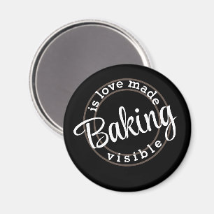 Aimant La cuisson est l'amour rendu visible