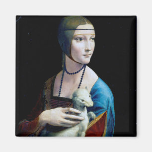 Aimant La Dame avec une mine, Léonard de Vinci