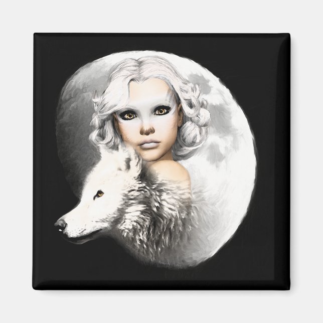 Aimant La Dame de la Lune (Devant)