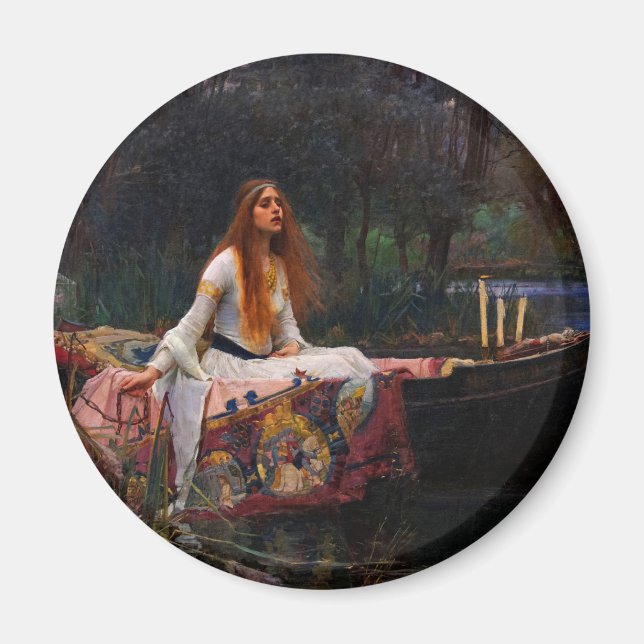 Aimant La Dame de Shalott par John William Waterhouse (Devant)