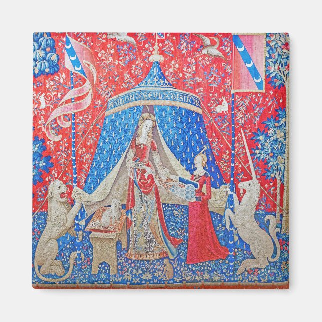 Aimant La Dame et la licorne / A Mon Seul Desir (Devant)