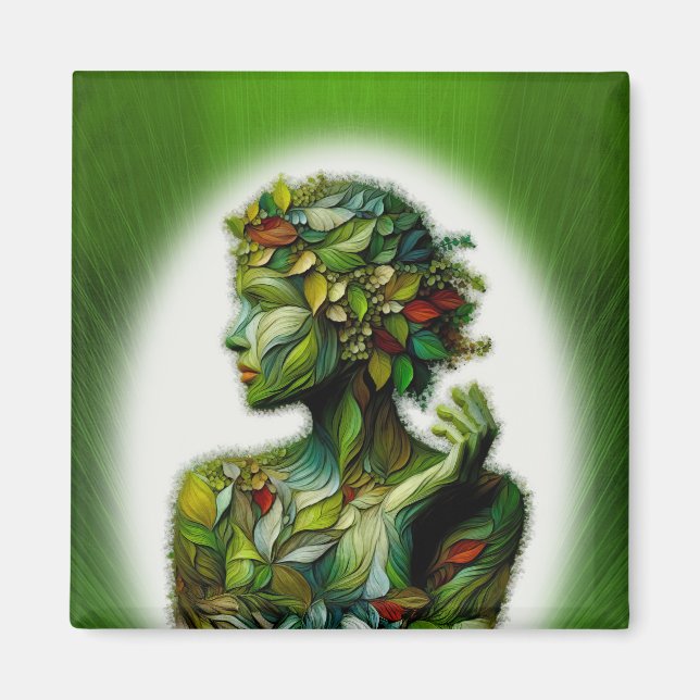 Aimant La Dame Verte (Devant)