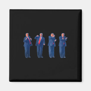 Aimant La danse Trumpty Trump dansant le 4 juillet