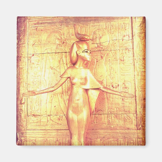 Aimant La déesse Selket sur le temple canopique (Devant)