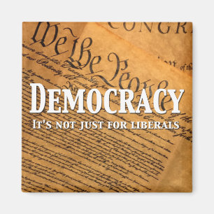 Aimant La Démocratie N'Est Pas Seulement Pour Les Libérau