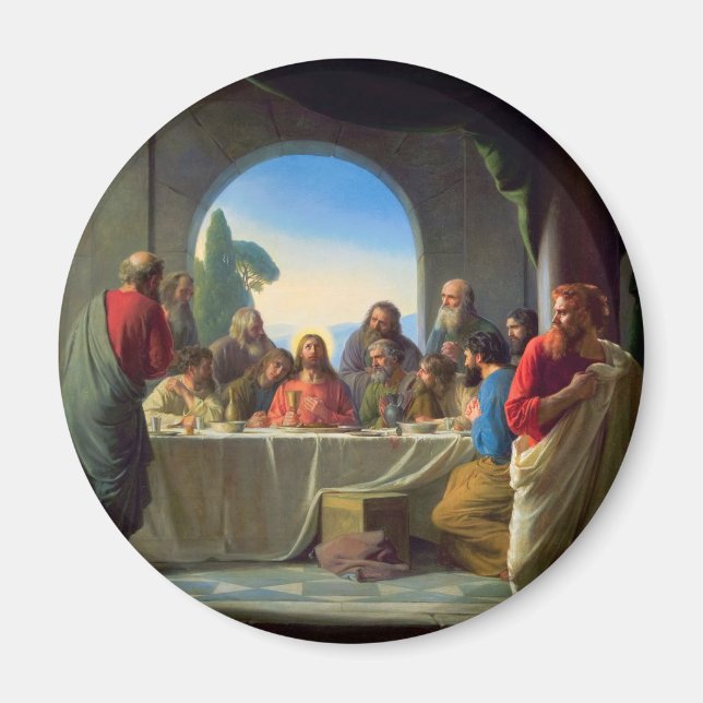 Aimant La Dernière soupe de Carl Bloch (Devant)