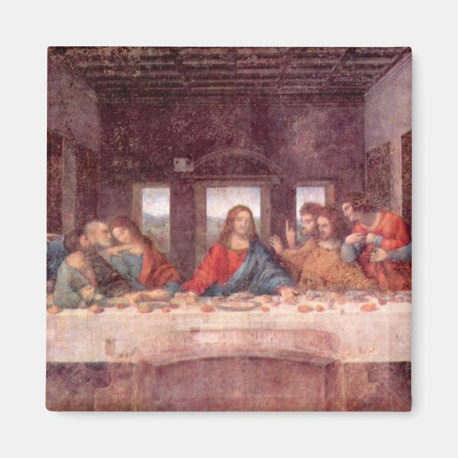Aimant La Dernière soupe de Léonard de Vinci (Devant)