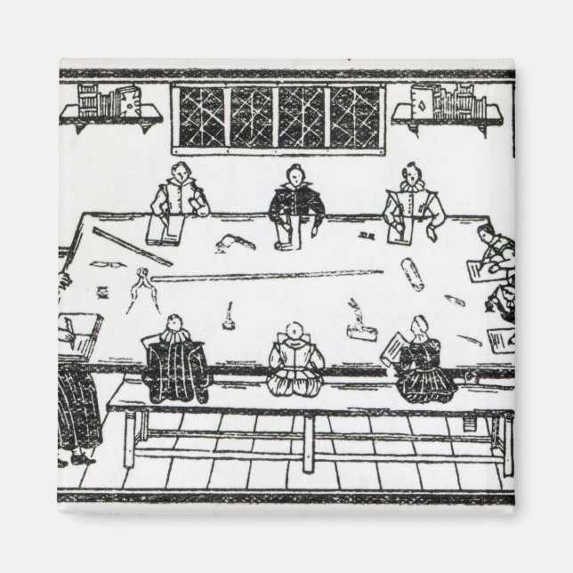 Aimant La deuxième table de bonnes cultures (Devant)