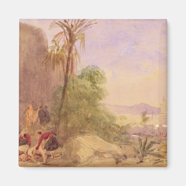 Aimant La Discovery of Tipu's body at the Water Gate at (Devant)