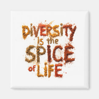 Aimant La diversité est le sel de la vie - Espace sûr