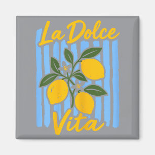 Aimant La Dolce Vita Lemon Vacances d'été italiennes
