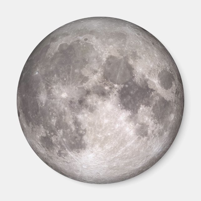 Aimant La face proche de la Lune (Paysage lunaire) (Devant)