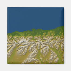 Aimant La faille alpine le long de la côte ouest