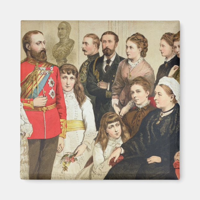 Aimant La famille royale, 1880 (Devant)