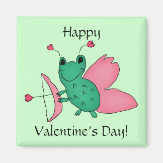 Aimant La fée de la grenouille de la Saint-Valentin de Ca