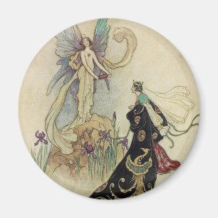 Aimant La Fée Là-Bas A Accueilli Sa Majesté