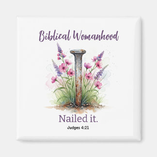 Aimant La Femme Biblique Jael Écriture Inspirante