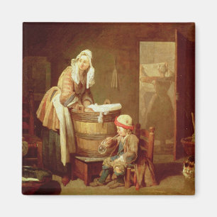 Aimant La femme de blanchisserie