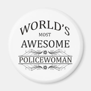 Aimant La femme de la police la plus impressionnante du