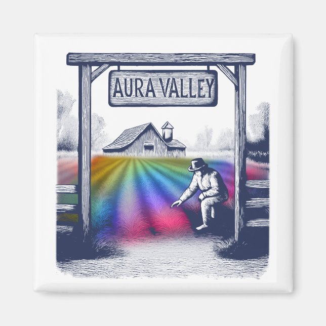 Aimant La ferme de la vallée de l'Aura (Devant)