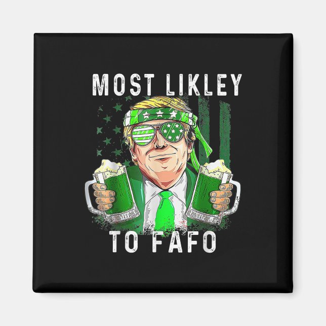 Aimant La Fête de la Saint Patrick la plus probable à Faf (Devant)