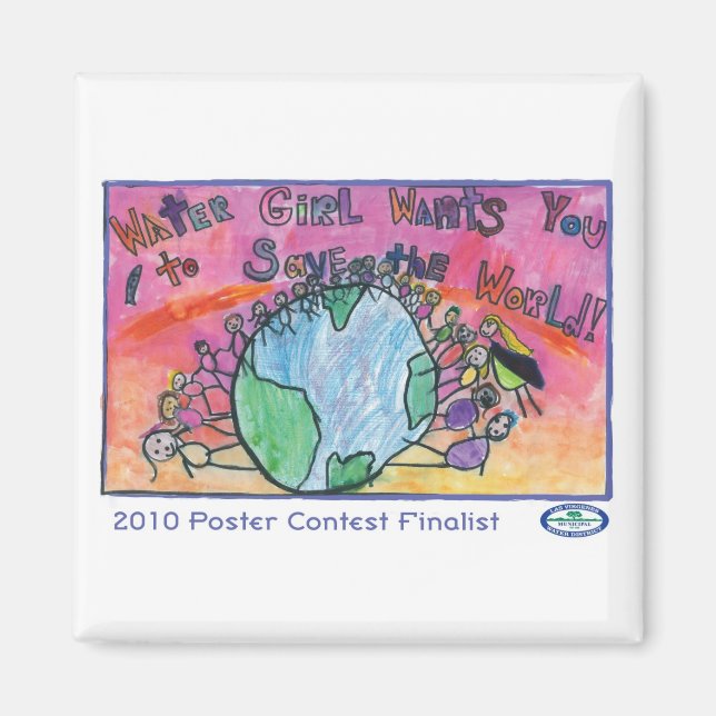 Aimant La fille de l'eau veut que tu (Devant)