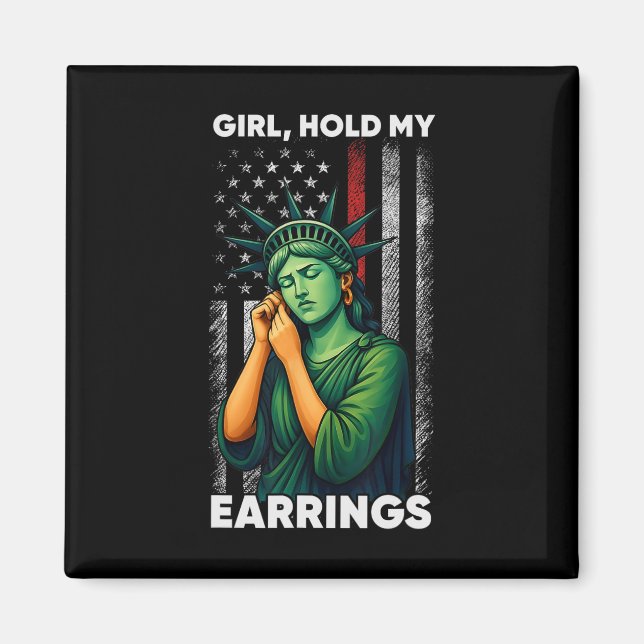 Aimant La Fille Tenir Mon Oreille Mode De Combat Statue D (Devant)
