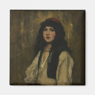 Aimant La fille vénitienne - Frank Duveneck Peinture à l'